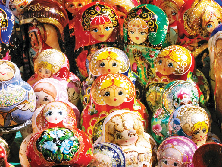 Matrioshka Nesting Dolls, St. Petersburg, Russia
