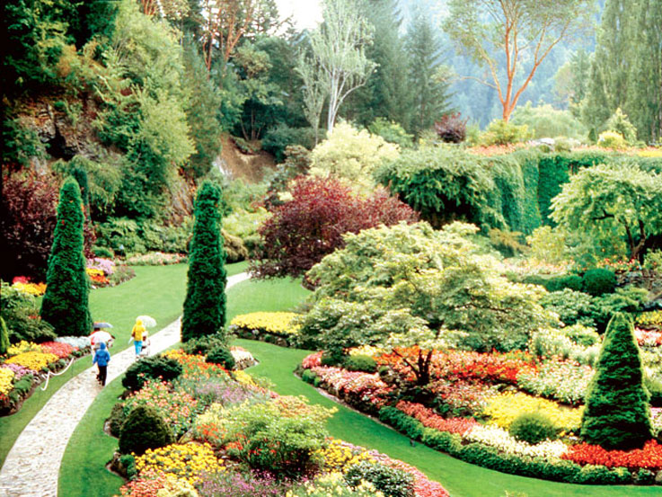 Butchart Gardens at Victoria, British Columbia