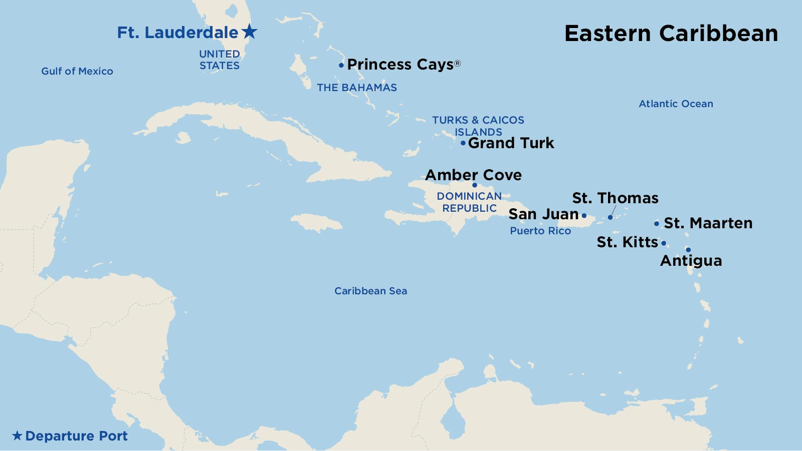 Eastern Caribbean Cruises Cruise to Bahamas, Virgin Islands & More